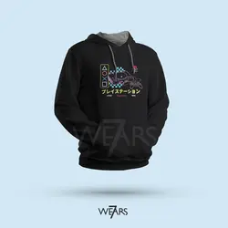 هودی گیمینگ طرح پلی استیشن رترو