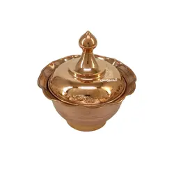 قندان رز طرح دار مسی