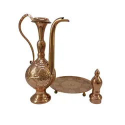 گلاب پاش قلمی ست مسی