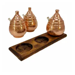 مربا خوری مسی 3 عددی