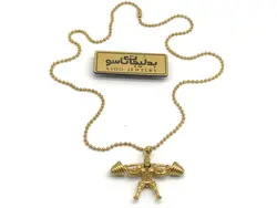 گردنبند ورزشی استیل aso  هالتر_وزنه بردار_بدنسازی