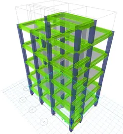 دانلود پروژه بتن ۵ طبقه بر اساس مبحث نهم ۹۹ به همراه تمام فایل ها