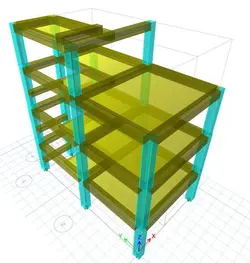 دانلود پروژه بتن کامل با دفترچه بصورت word و نقشه cad و فایل safe و etabs 2016
