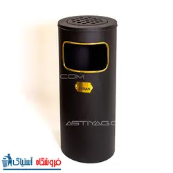 سطل زباله اداری استیل 30 لیتری مدل NP65 – کد 550