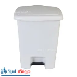 سطل زباله اداری پلاستیکی و پدال دار - کد 4151