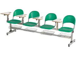 نیمکت آموزشی چهار نفره با جاکتابی کد 110A