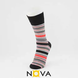 جوراب مردانه ساقدار طرح ترکیبی