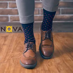 جوراب مردانه ساقدار طرح خال خال