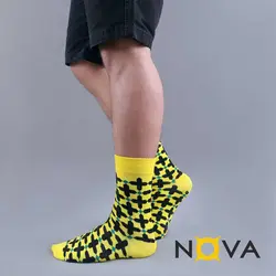 جوراب مردانه ساقدار طرح پنجره