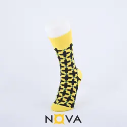 جوراب مردانه ساقدار طرح پنجره