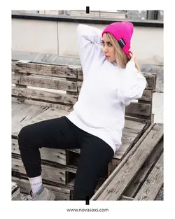 بلوز آستین بلند پارچه دورس زمستانی ساده نووا