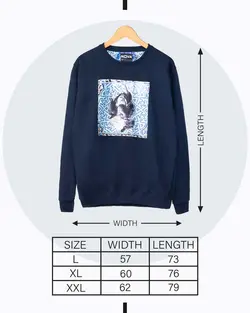 بلوز آستین بلند پارچه دورس زمستانی طرح منبت نووا