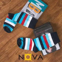 جوراب مردانه ساقدار طرح رینگی