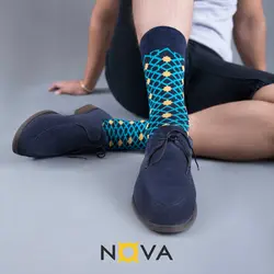 جوراب مردانه ساقدار طرح منبت