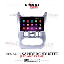 مانیتور اندروید ساندرو و داستر و ال 90 پلاس فابریک مدل  M100-M150