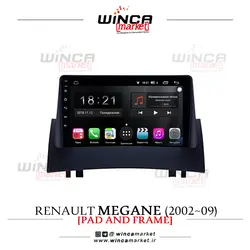 مانیتور فابریک اندروید رنو مگان برند وینکا مدل RL855/RL5098 سری S300