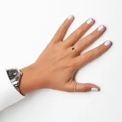 انگشتر طلا پیچ بیضی | فروشگاه طلا و جواهر درگونه