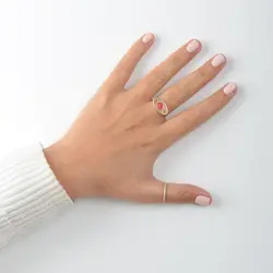 انگشتر طلا ژابیز | فروشگاه طلا و جواهر درگونه