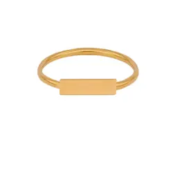 انگشتر طلا مستطیل | فروشگاه طلا و جواهر درگونه