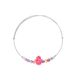 پابند طلا سنگ اوپال صورتی | فروشگاه طلا و جواهر درگونه