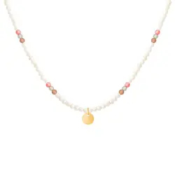 چوکر طلا سنگ و مروارید | فروشگاه طلا و جواهر درگونه