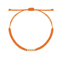 دستبند طلا 4 گوی و بافت | فروشگاه طلا و جواهر درگونه