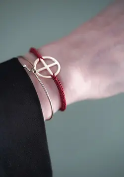 دستبند طلا النگویی گره فریا | فروشگاه طلا و جواهر درگونه