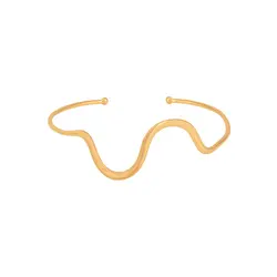 دستبند طلا النگویی موج | فروشگاه طلا و جواهر درگونه