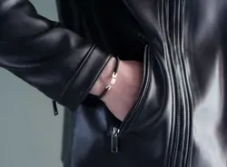 دستبند طلا بافت پلیت ریبوار | فروشگاه طلا و جواهر درگونه