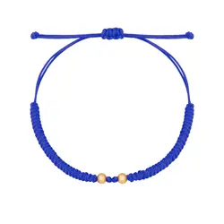 دستبند طلا بافت دو گوی | فروشگاه طلا و جواهر درگونه