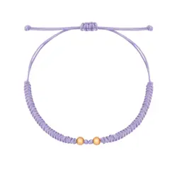 دستبند طلا بافت دو گوی | فروشگاه طلا و جواهر درگونه