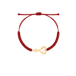 دستبند طلا بافت قلب مدرن | فروشگاه طلا و جواهر درگونه