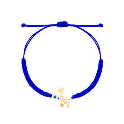 دستبند طلا بچگانه بافت زرافه | فروشگاه طلا و جواهر درگونه