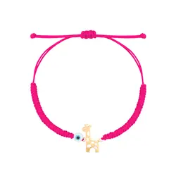 دستبند طلا بچگانه بافت زرافه | فروشگاه طلا و جواهر درگونه