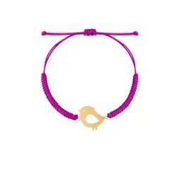 دستبند طلا بچگانه بافت گنجشک | فروشگاه طلا و جواهر درگونه