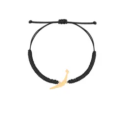 دستبند طلا حروف پارسی (ر) | فروشگاه طلا و جواهر درگونه