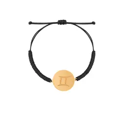 دستبند طلا ساین یونانی ماه خرداد | فروشگاه طلا و جواهر درگونه