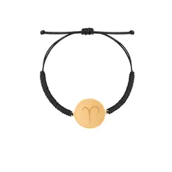 دستبند طلا ساین یونانی ماه فروردین | فروشگاه طلا و جواهر درگونه