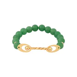 دستبند طلا سنگی استوانه پیچی | فروشگاه طلا و جواهر درگونه