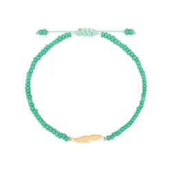 دستبند طلا سنگی پر | فروشگاه طلا و جواهر درگونه