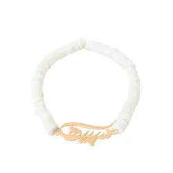 دستبند طلا سنگی سپیده | فروشگاه طلا و جواهر درگونه