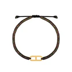 دستبند طلا سنگی پلیت | فروشگاه طلا و جواهر درگونه