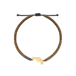 دستبند طلا سنگی تفنگ | فروشگاه طلا و جواهر درگونه