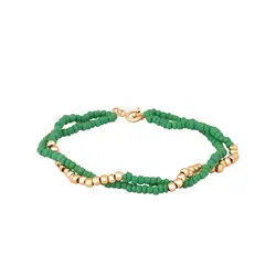 دستبند طلا گوی و سنگ | فروشگاه طلا و جواهر درگونه