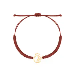 دستبند طلا نخی انار | فروشگاه طلا و جواهر درگونه