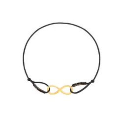 دستبند طلا نخی بی‌نهایت | فروشگاه طلا و جواهر درگونه