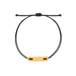 دستبند طلا نخی پلیت مستطیل | فروشگاه طلا و جواهر درگونه