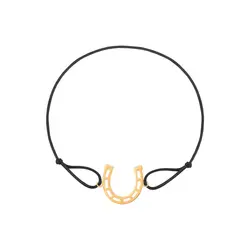 دستبند طلا نخی نعل | فروشگاه طلا و جواهر درگونه