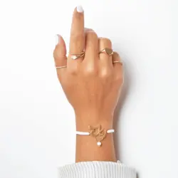 دستبند طلا و بافت اسم زینب | فروشگاه طلا و جواهر درگونه