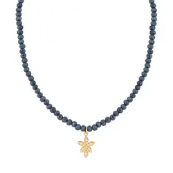 گردنبند چوکر طلا سنگ و گل | فروشگاه طلا و جواهر درگونه